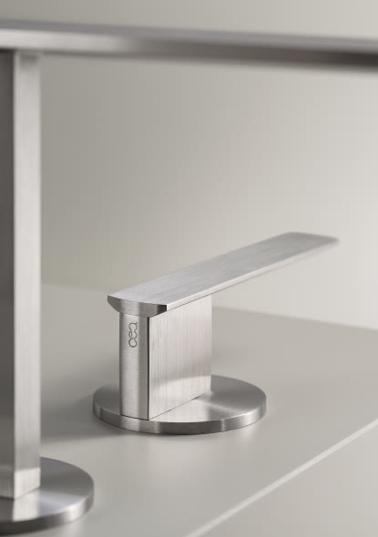 CEA — brushed stainless steel tap detail