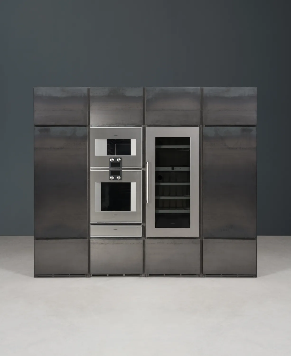 Sider — stone and steel kitchen island, view 12