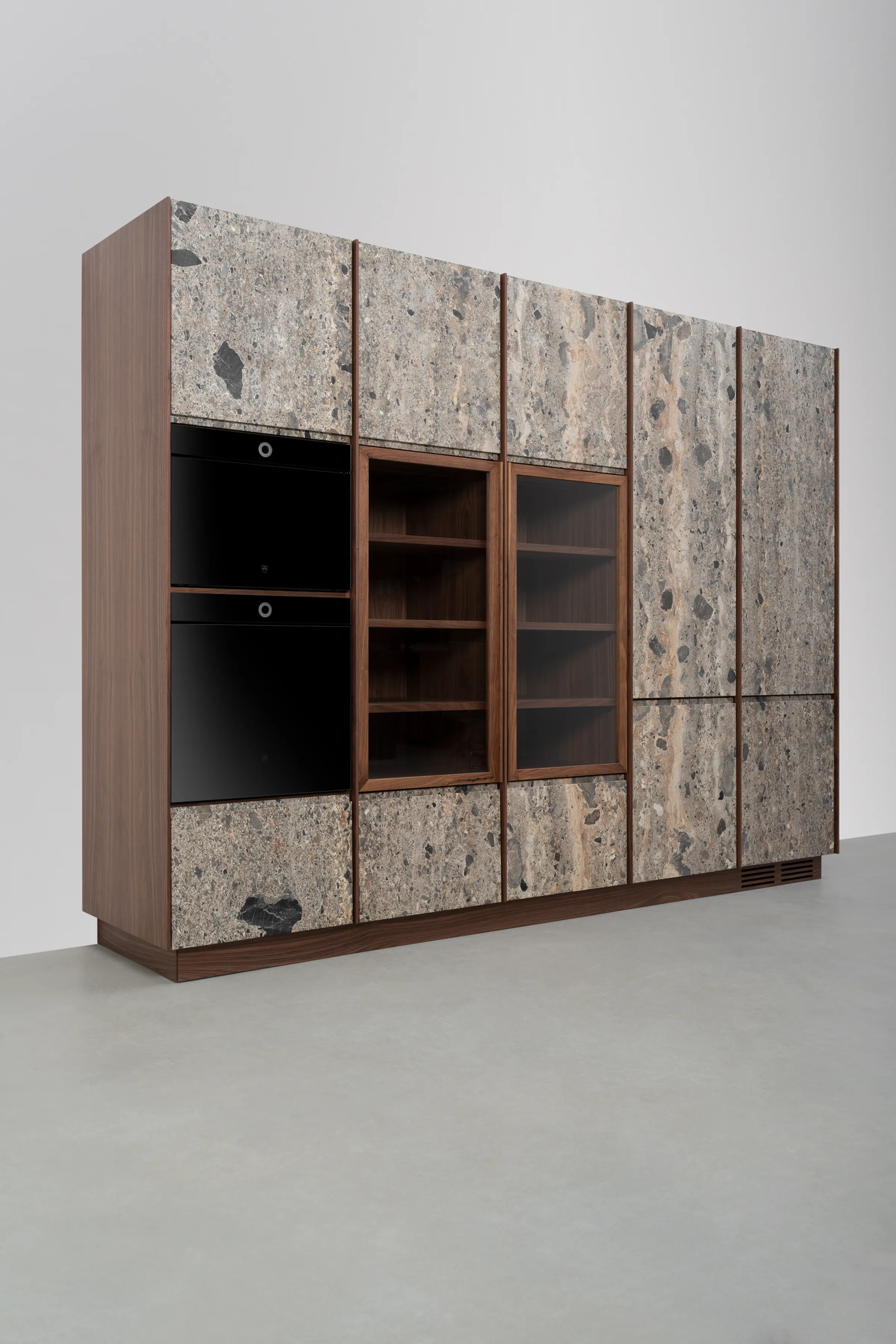 Wood Line — stone and wood storage system, view 5
